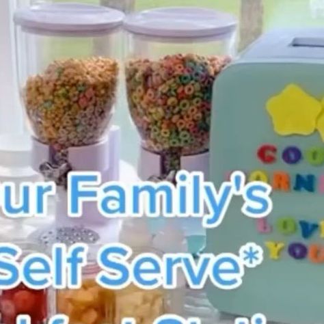 Shannon Doherty on Instagram: "SELF SERVE BREAKFAST STATION 🍎 Share this with all your friends! Back to School is here!! I wanted to reshare one of my favorite ideas that make mornings so much easier!!! You can find these cereal dispensers and mini fridge in my Amazon Store Front!! Make your own breakfast station!! When your family comes down in the morning they can make their own breakfast (they will love the independence!) and you will love the extra help!! FOLLOW ME @athomewith.shannon for Kids Breakfast Station, Self Serve Breakfast Station, Shannon Doherty, Breakfast Station, Back To School Ideas, Cereal Dispenser, Back To School Hacks, Self Serve, Amazon Store