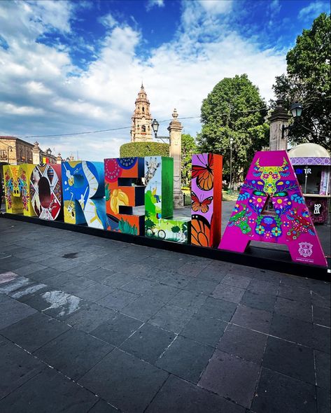 #morelia #mexico #michocan #travel #sign Michoacan Mexico, Vision Board Photos, Underground World, Travel Mexico, Mexico Culture, Living Museum, Good Prayers, Best Sunset, Dream Travel Destinations