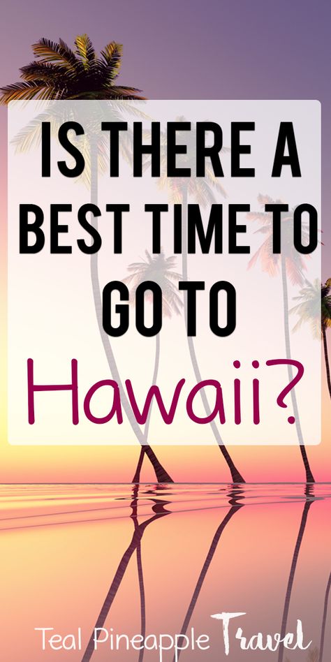 Is there a best time to go to Hawaii? Is there a worst time to go to Hawaii? Use this handy guide by a Hawaii Travel Agent to figure out the best time to go to Hawaii #hawaiivacation #hawaiitravelagent #findatravelagent #whentogotohawaii #besttimetogotohawaii #hawaiihoneymoon #whentovisithawaii #visithawaii Best Time Of Year To Go To Hawaii, Best Time To Go To Hawaii, Best Island In Hawaii, Birthday Vacay, Hawaiian Honeymoon, Best Hawaiian Island, Hawaii Living, Hawaii Cruise, Where Is Bora Bora