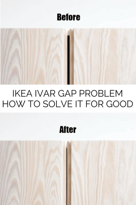 Ivar Hack Cabinets, Ikea Ivar Alcove, Ikea Hack Ivar Cabinet, Ikea Cabinet Fronts Hack, Ikea Hacks Ivar Cabinet, Ikea Ivar Built In Hack, Ikea Ivar Door Hack, Ivar Ikea Office, Diy Narrow Cabinet