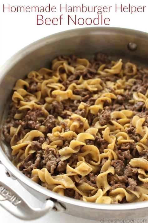 Hamburger Helper Beef Noodle, Doritos Chicken, Hamburger Helper Recipes, Homemade Hamburger, Beef Pasta, Hamburger Meat Recipes, Homemade Hamburgers, Hamburger Helper, Homemade Burgers