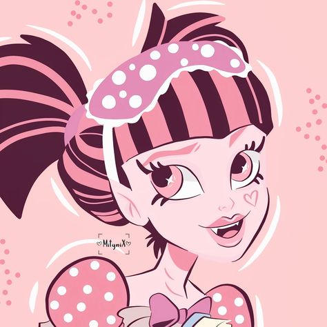 「 ♡ 」‧ #Draculaura #Cartoon #Vampire #Icon #Monster High #Simple #MH #Edit #Pfp ‧ ❀ Valentines Day Pfp, Vampire Icon, Cartoon Vampire, High Pics, Kawaii Pfp, Edit Pfp, Monster High Pictures, Black Birthday, High Pictures