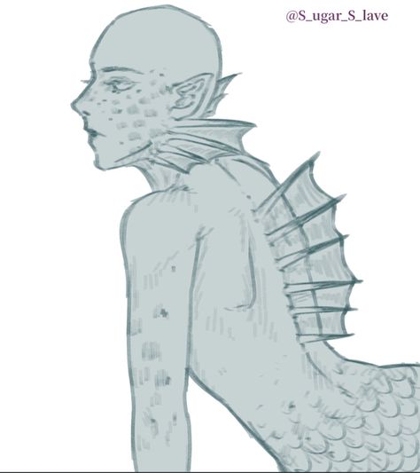 Tail Pose Reference, Cool Drawing Base, Clawed Hands Drawing, Tentacles Drawing Reference, Fish Tail Drawing, Siren Tail Drawing, Shark Drawing Reference, Mermaid Drawing Base, People Dynamics