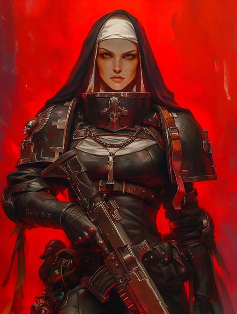 Astropath 40k, Female Inquisitor 40k, Warhammer Oc Art, Scifi Emperor, Sister Of Battle 40k Fan Art, Female Warhammer 40k, Sisters Of Battle 40k, Battle Sisters Warhammer 40k, Adepta Sororitas Art