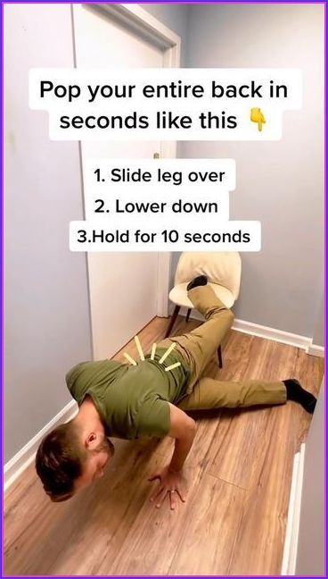 Relax tight muscles. Pop Back, Body Pain Relief, Exercise To Reduce Thighs, Back Stretches For Pain, Lower Back Pain Exercises, Body Stretch, Back Stretches, Back Pain Exercises, Body Pain