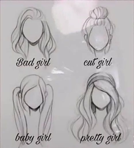 hair hairstyle hairstyles girl badgirl cutegirl babygirl prettygirl Hairstyles For Sketching, Basic Hair Drawing Tutorial, How To Draw Cartoon Hair Step By Step, Aime Hairstyle Drawing, Art Sketches Hairstyles, Hairstyles To Draw Easy, Cute Hair Sketch, Simple Hairstyle Drawing, Hair Drawing Reference Easy