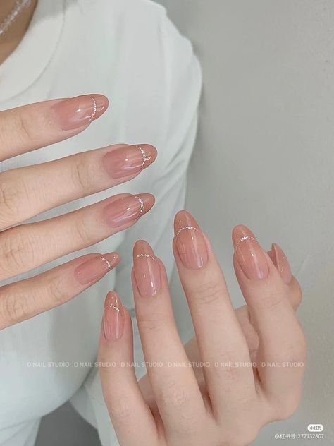 Nailart Designs Simple, Nail Art Pink Nude, Minimal Nails Art, Beauty Hacks Nails, Hello Nails, Hippie Nails, Subtle Nails, Simple Gel Nails, Casual Nails