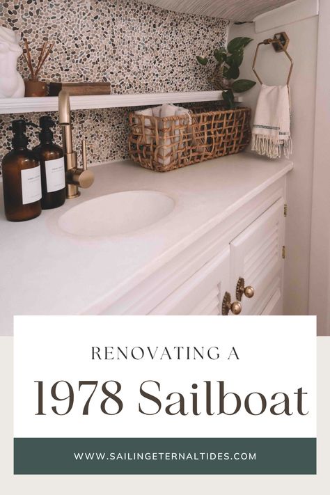 From drab to fab: Our boat renovation project will inspire you to create a stunning living space on the water. With budget-friendly tips and clever storage solutions, you can transform any boat into a cozy and stylish home. #DIYrenovation #boatliving #upcyclingideas #tinyhome #sustainability #smallspaces #minimalistdesign #boatinteriors #oceanlife #livingonwater Boat Decorating Ideas Interiors, Yacht Decor Boat Interior, Mirrors Entryway, Blob Mirrors, Liveaboard Boats, Boat Interior Design, Boat House Interior, Sailboat Interior, Sail Life