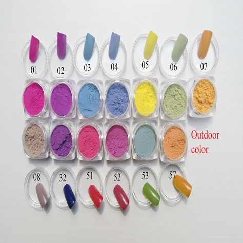 Smarter Shopping, Better Living! Aliexpress.com Pigment Coloring, Pigment Powder, Storing Paint, In The Meantime, Powder Nails, Glitter Nails, Color Change, Solar, Nail Polish