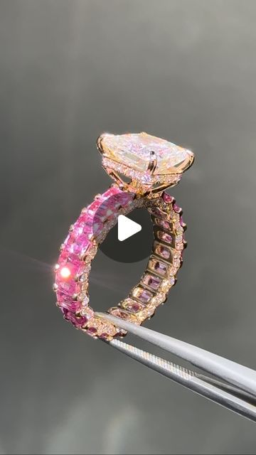 Marchello The Jeweler on Instagram: "5.38ct of real/natural earth 🌍 mined diamonds 💎 set in 18k Rose gold. 

Center is 4.63ct real, natural earth mined fancy cusion cut diamond. & pink multi sapphire in an eternity pattern😍🥰.. 

$39,999(retail $99,999+1ct free 💎 earrings)

particular ring was just created, if you have a budget and or a certain size Centerstone, that you would prefer, please direct message your name and number if your payment ready, we will give you the best possible price. Please keep in mind that this ring is also in different colors that you would prefer white diamonds. We can also make it in 18k rose white, or yellow gold. 

More styles here 👉 #mtj💍 #marchellothejeweler 32 years in the field so you can buy with 100% confidence.

We also buy and trade 

Over 100,0 Multi Sapphire, Free Earrings, Natural Earth, Yellow Roses, White Diamonds, Quality Diamonds, 18k Rose Gold, Diamond White, Your Name