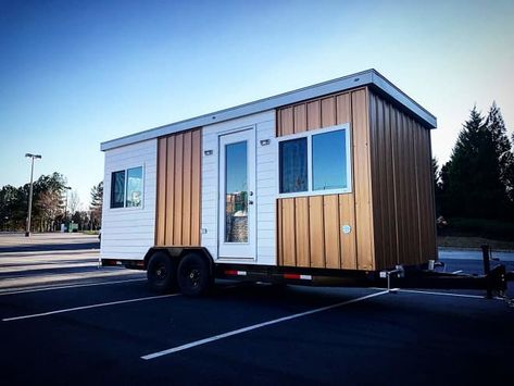 For those who just want to buy a tiny house and start traveling the world stat, we found the ideal Amazon tiny house for you, no assembly required.  READ MORE... Prefab Cabin Kits, Buy A Tiny House, Downstairs Bedroom, Tiny House Company, Park Model Rv, Crooked House, Log Cabin Kits, Prefab Cabins, Container Houses