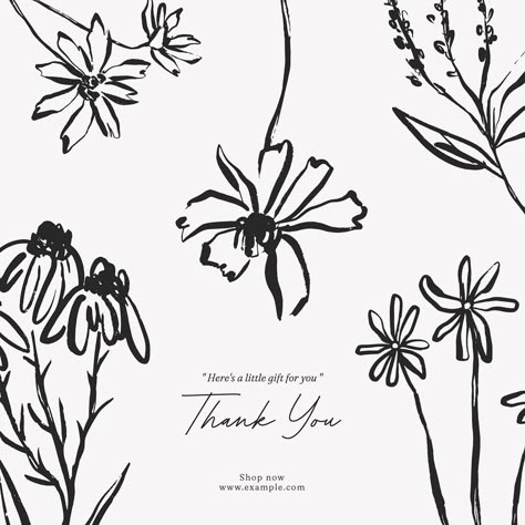 Thank you Instagram post template, editable design | premium image by rawpixel.com Illustrated Thank You Cards, Thank You Card Aesthetic, Item Illustration, Flowers Logo, Studio Illustration, Pattern Reference, Color Pencil Sketch, Bloom Flowers, Paw Tattoo