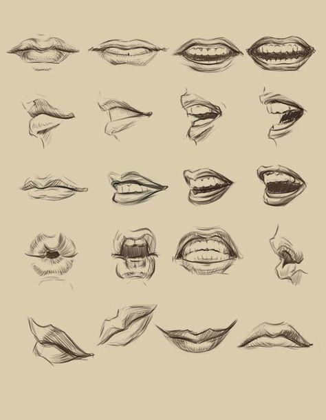 Male Lips Drawing Tutorial, Men Lips Drawing, How To Draw Male Mouth, How To Draw Mens Lips, How To Draw Lips Male, Men’s Lips Drawing, Andrew Loomis, Mouth Drawing, Face Anatomy