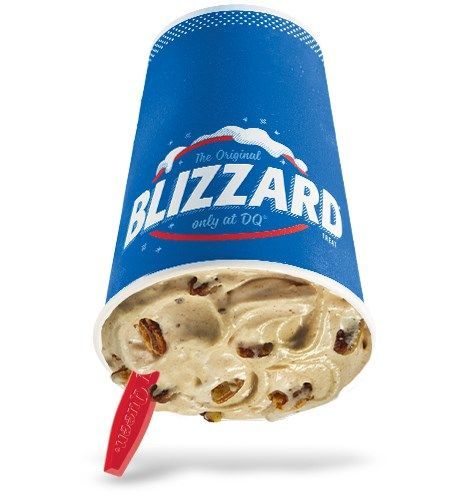 Dq Blizzard Flavors, Blizzard Recipe, Dq Ice Cream, Dq Blizzard, Dairy Queen Blizzard, Vanilla Soft Serve, Mocha Fudge, Caramel Fudge, Pasteurizing Milk