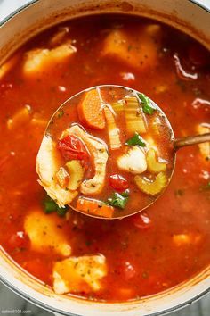 Easy Fish Soup with Mediterranean Flavors - #fish #soup #recipe #eatwell101 - This fish soup recipe with Mediterranean accents is nutritious, easy and big on flavor. Try our easy fish soup recipe tonight, it's done in less than 40 minutes! - #recipe by #eatwell101® White Fish Soup Recipe, Shrimp And Fish Soup, Fish Soup Recipe Easy, Fish Stew Recipes Seafood, Mexican Fish Soup, Easy Fish Soup, Fish Soup Recipes, Fish Soup Recipe, Mediterranean Soup