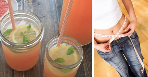 Juice Recipe That Blasts Away Cellulite and Flushes Out Toxins - Juicing for Health Grapefruit Detox Water Fat Flush, Grapefruit Juice Cocktail, Circulation Remedies, Fat Burning Water, Blood Circulation Remedies, Detox Lemonade, Diet Shakes, Fruit Detox, Detox Waters