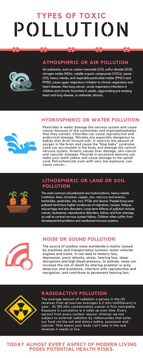 types of toxic pollution infographic Types Of Pollution Project, Toxic Chemicals, Water Pollution, Air Pollution, Daily Activities, Pollution, Sustainable Living