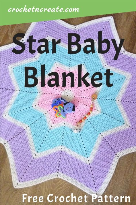 Star baby blanket, free crochet pattern. #crochetbabyblanket #crochetblanket Easy Crochet Star Blanket Free Pattern, Cozy Crochet Blanket, Crochet Star Blanket, 2024 Crochet, Sellable Crafts, Star Baby Blanket, Bobble Stitch Crochet, Modern Crochet Blanket, Crocheted Blankets