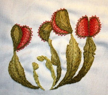 venus flytraps are so crewel! Venus Flytrap, Crewel Embroidery Kits, Fly Trap, Venus Fly Trap, Textile Arts, Crewel Embroidery, Needle Work, Embroidery Needles, Design Guide