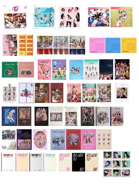 #twice#allalbum #template #allalbumtwice #albumtwice Twice Album Template, Twice Template, Ideas Habitaciones, Album Template, Twice Album, Kpop Albums, Card Printing, Pop Albums, Photo Card