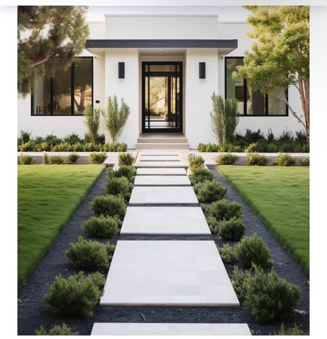 Villa Entrance Landscape Design, Villa Entrance Landscape, Front Entrance Walkway, Resort Landscaping, Entrance Landscape Design, Entrance Landscape, Villa Entrance, Outdoor Entryway, Modern Backyard Landscaping