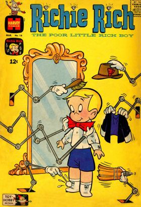 Crazy Artwork, Richie Rich Comics, Harvey Comics, Desenho Tom E Jerry, Old Cartoon Shows, Old Comic Books, Alec Monopoly, Money Art, Christmas Comics