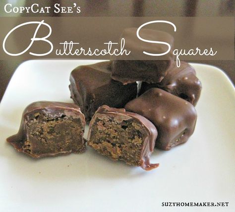 Butterscotch Squares Recipe, Butterscotch Squares, Sees Candy, Homemade Butterscotch, Butterscotch Candy, Easy Candy Recipes, Sees Candies, Candy Man, Yummy Deserts