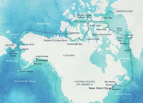 In Warmer Climate, A Luxury Cruise Sets Sail Through Northwest Passage : NPR Arctic Cruise, Northwest Passage, Bering Strait, Crystal Cruises, Baffin Island, Cottage Witch, Canadian Travel, Luxury Cruise, Alaska Cruise