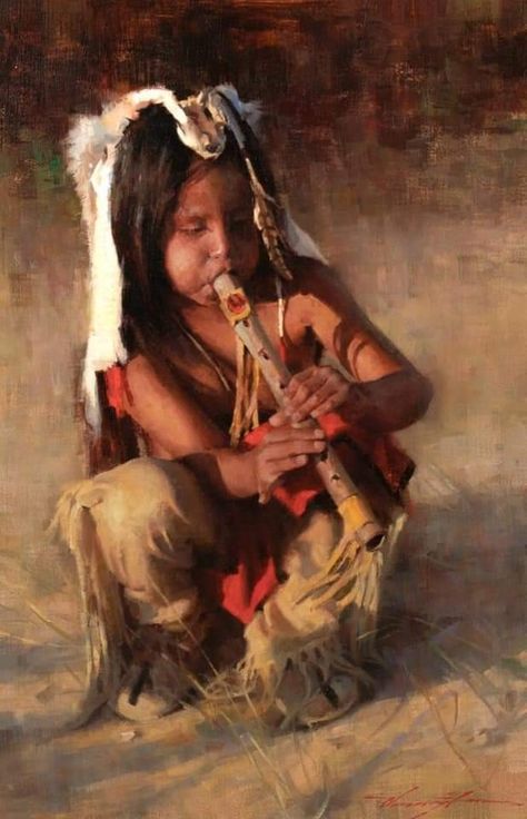 Native American Facts, Native American Music, Native American Children, Native American Paintings, Native American Images, Native American Flute, Native American Pictures, Creation Photo, Native American Artwork