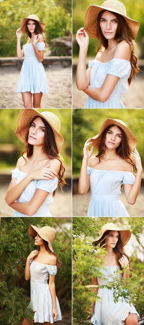 Shelby: "I love her dress and the hat. the warm colors are great also." Emily Mills #DigitalPhotography Flow Posing, Pose Wallpaper, Outdoor Portrait Photography, Senior Portraits Girl, Portrait Photography Women, Fashion Photography Poses, Foto Poses, Photography Poses Women, Portrait Poses