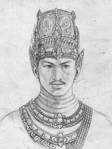 Raden Wijaya (also known as Nararya Sangramawijaya, regnal name Kertarajasa Jayawardhana), Raden Vijaya, (reigned 1293–1309) was a Javanese King, the founder and the first monarch of Majapahit empire. Author Uncredited, published by Wacana Nusantara King Crown Images, Kublai Khan, Sejarah Asia, Crown Images, Hawaii Wall Art, Line Art Design, Art Contest, Modern Artists, Art Clothes