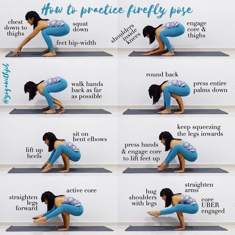 Glutes Yoga, Firefly Pose, Yoga Nature, Basic Yoga Poses, Body Transformations, Yoga Poses Advanced, Yoga Tutorial, Yoga Beginners, Yoga Posen