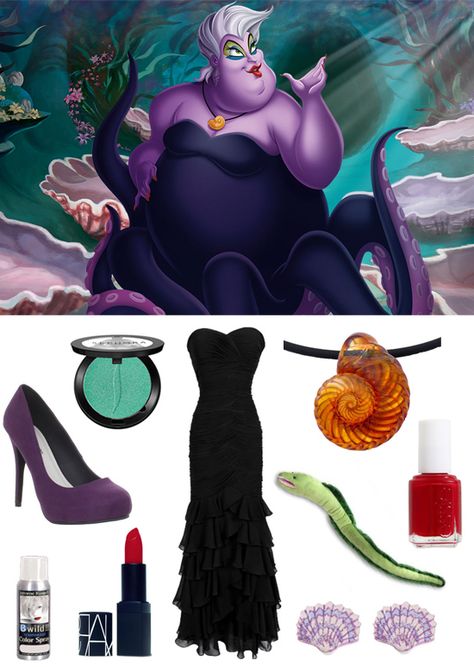 Forgotten Disney Princesses, Sea Witch Costume, Killer Costume, Ursula The Sea Witch, Witch Costume Diy, The Sea Witch, Ursula Costume, Halloween 2014, Diy Costume