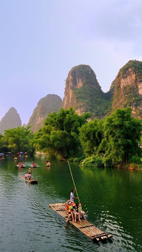 China Vision Board, China Travel Aesthetic, China Nature, China Vacation, China Aesthetic, Yangshuo China, Guilin China, Vietnam Trip, China Trip