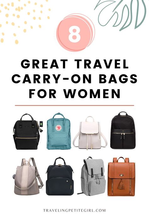 Women always asked me what backpack I used for travel. I would tell them that I use one of eight awesome backpacks and today, I share them with all of you. Read on to find out my picks for the best travel backpacks for women. Cute Travel Backpacks For Women, Traveling Backpack For Women, Womens Laptop Backpack, Anello Backpack Outfit, Chic Travel Backpack, Women’s Backpack, Best Travel Purses For Women, Stylish Backpacks For Women, Carry On Backpack For Women