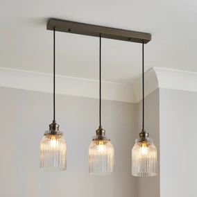 Light Above Dining Table, Dining Table Lights, Lights Over Dining Table, Lights Over Kitchen Island, Breakfast Bar Lighting, Bar Pendant Lights, Dining Table Light, Bar Ceilings, Dining Table Lighting