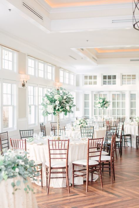 Maryland Houses, Chesapeake Bay Beach Club Wedding, Sunset Room, Chesapeake Beach, Chesapeake Bay Beach Club, Beach Club Wedding, Indoor Wedding Receptions, Wedding 2025, Wedding Tables