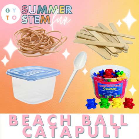 Summer STEM Fun — Get Your Teach On Beach Stem Activities, Simple Stem Activities, Paper Tower, Summer Stem, Stem Teacher, Math Stem, Bucket Filling, Stem Challenges, Plastic Spoons