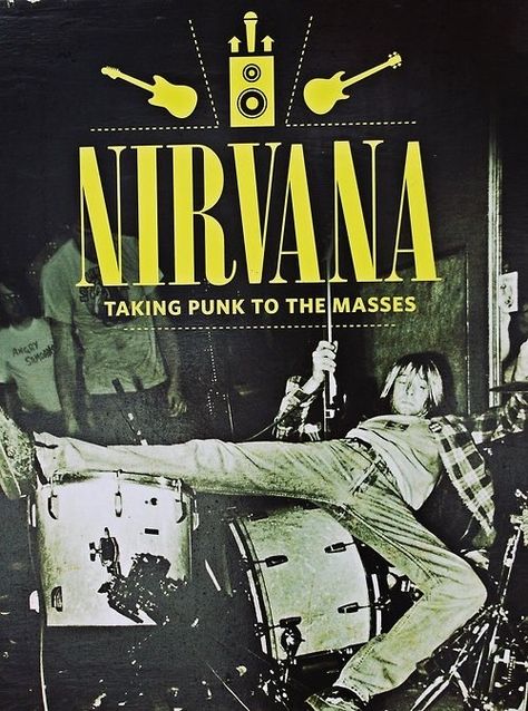 Nirvana Wallpaper, Nirvana Poster, Sejarah Kuno, In Utero, ポップアート ポスター, Rock Band Posters, Punk Poster, Vintage Music Posters, Nirvana Kurt