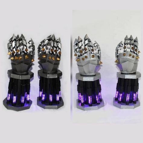 Prowler Gauntlet Gloves From Into the Spiderverse Marvel Cosplay $650. DM for orders @Pink.Mason on Instagram Prowler Gauntlets, Prowler Cosplay, Exoskeleton Suit, Bee Birthday Cake, Gauntlet Gloves, Laboratory Design, Cool Gadgets For Men, Marvel Venom, Elsword