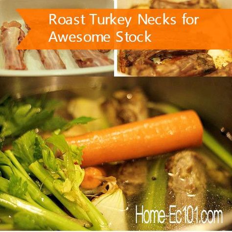 Turkey Neck Gravy, Turkey Stock Recipe, Roasting Turkey, Thanksgiving Gravy, Beef Stroganoff Easy, Thanksgiving Prep, Stock Recipes, Turkey Neck, Oven Roasted Turkey