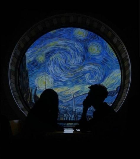 Van Gogh, Starry Night, Van, Blue