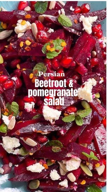 Skin Salad, Beetroot And Feta Salad, Pomegranate Recipes Salad, Roasted Beetroot, Beet Salad Recipes, Olive Oil Dressing, Oil Dressing, Pomegranate Salad, Salad Dressing Recipes Homemade