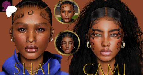 Shai and Cami Skin download | FashionSimsta Sims 4 Blender, Sims 4 Men Clothing, Sims 4 Black Hair, Sims 4 Body Mods, Sims 4 Cc Skin, Sims 4 Expansions, Tumblr Sims 4, Sims 4 Cc Folder, Play Sims