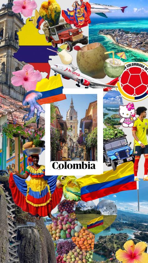 Colombia 🇨🇴 Tell me what country to do next! #country #tropical #colombia #colombian #beach #fyp Columbia Country Aesthetic, Colombian Wallpaper, Cali Colombia Aesthetic, Colombian Aesthetic, Colombia Pictures, Colombia Culture, Colombian Spanish, Colombia Aesthetic, Columbia Country