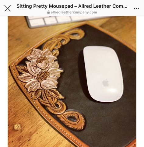 Tooled Leather Steering Wheel Cover, Leather Creations, Leather Steering Wheel Cover, Leather Goodies, Sarah Ann, Leather Steering Wheel, Leather Tooling Patterns, Leather Mouse, Tooling Patterns