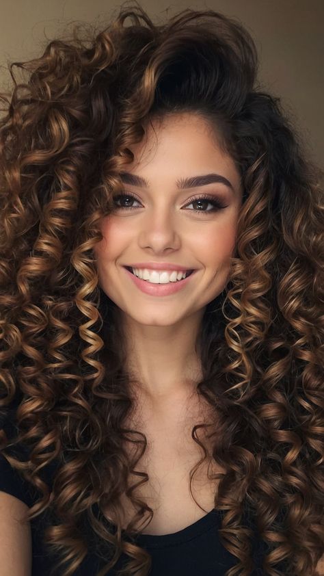 Looking for curly hairstyles ideas Check out our latest blog post for F a l l C u t e B a d d i e L o n g S h o r t S u m m e r E a s y Q u i c k S c h o o l P r e t t y E a s y s h o r t inspiration Perfect styles for every occasion Curly Hairdos, White Ombre Hair, Natural Curly Hair Cuts, Highlights Curly Hair, Bob Haircut Curly, Curly Hair Photos, Hair Coils, Colored Curly Hair, Bow Hairstyle