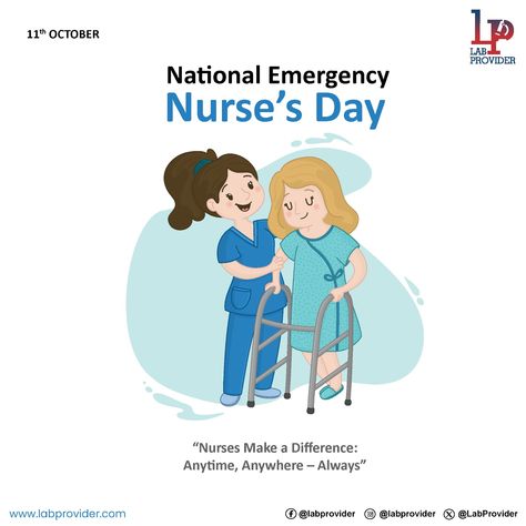 National Emergency Nurses Day, observed on the second Wednesday of October, appreciates the devotion of ER nurses all over the nation, and falls during Emergency Nurses Week. This day is dedicated to saying "thank you" to the emergency room nurses for their service, commitment, support, and dedication. Emergency Nurses Week, Er Nurses, Emergency Room Nurse, Emergency Nursing, Social Awareness, Er Nurse, Nurses Day, Nurses Week, Emergency Room