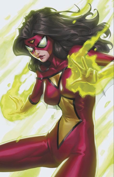 Jessica Drew, Spiderman Art Sketch, New Avengers, Superhero Comics, Spider Woman, Marvel Women, Image Comics, Spiderman Art, Comic Illustration