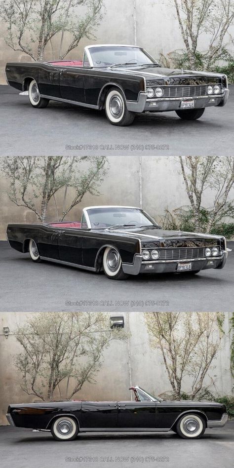 1967 Lincoln Continental Lincoln Continental Convertible, Land Yacht, 60s Cars, Lincoln Continental, Red Interior, V8 Engine, Cruise Control, Automatic Transmission, Tires